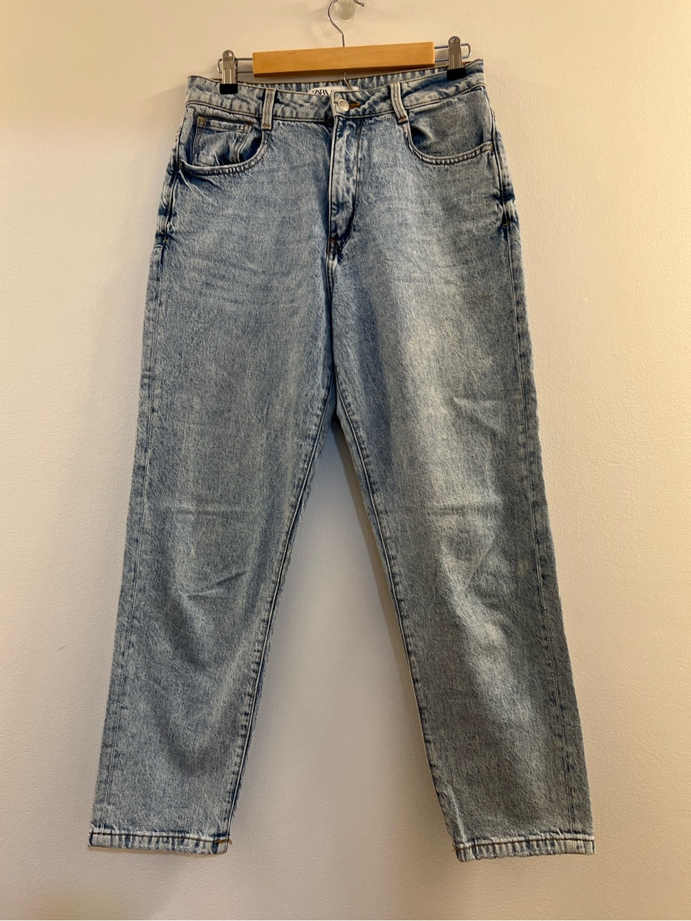 88. Zara Light Wash The Truth Blue Jeans Womens Sz 8